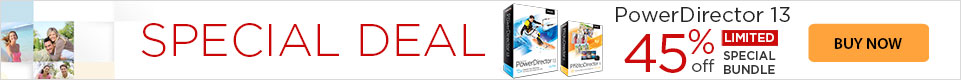 45% OFF PowerDirector 13 Ultra