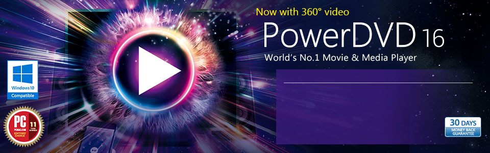 PowerDVD 16 - World's No.1 Movie & Media Player | CyberLink